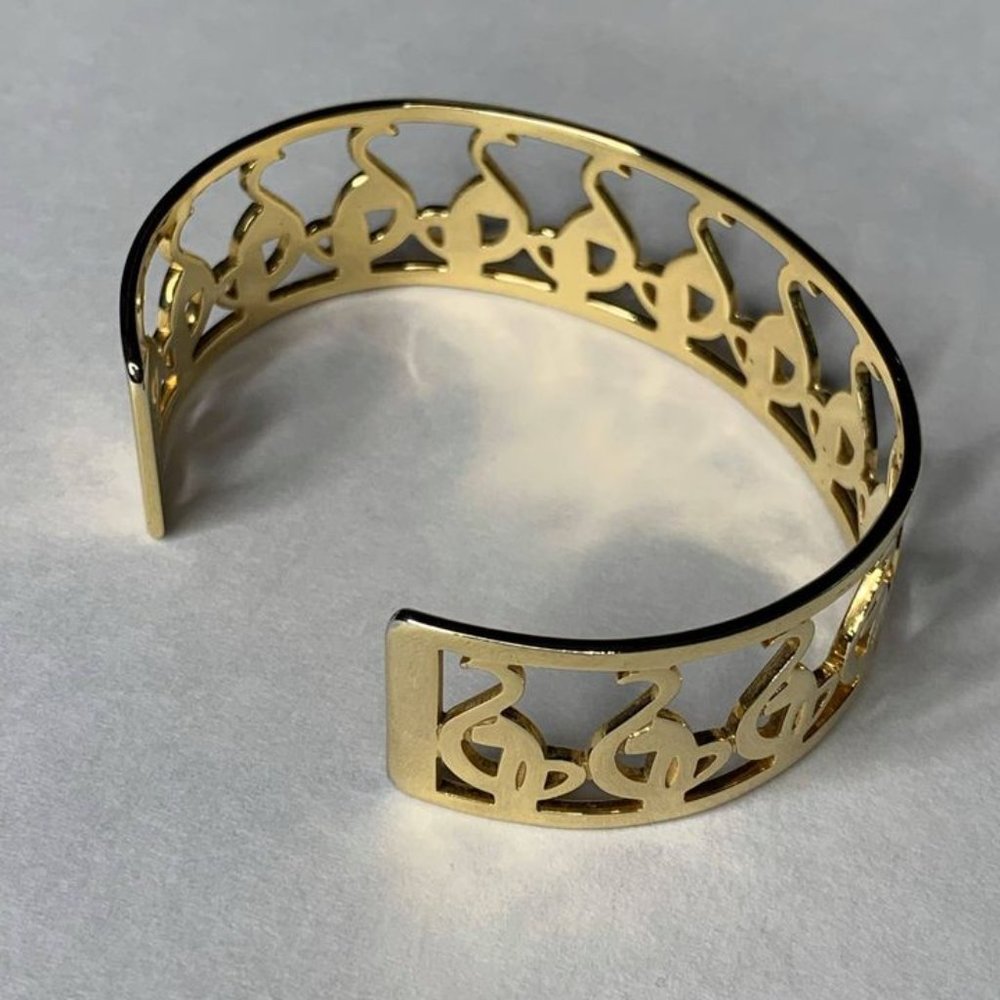 Ross Simons 14k Gold Filled Baby Phat Cuff Bracele - Picture 2 of 5